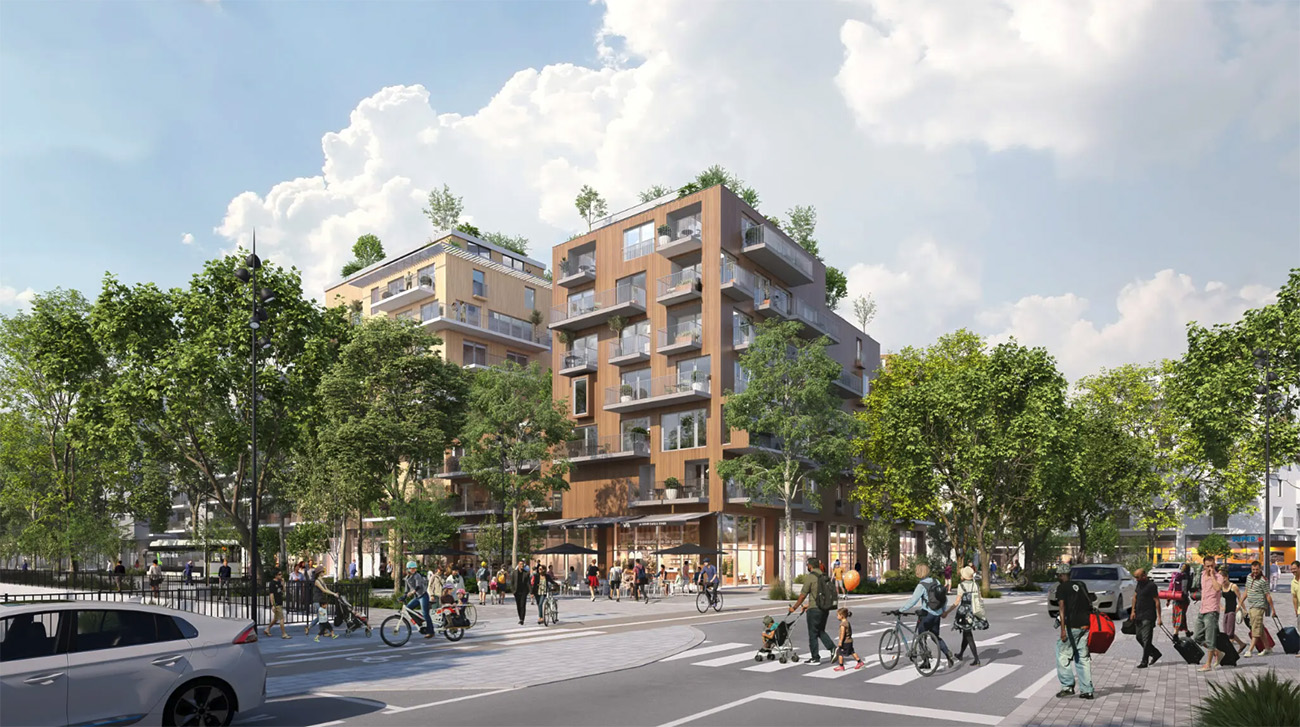 Restructuration du centre commercial du Champy (ZAC Noisy Pôle Gare) – Noisy-le-Grand
